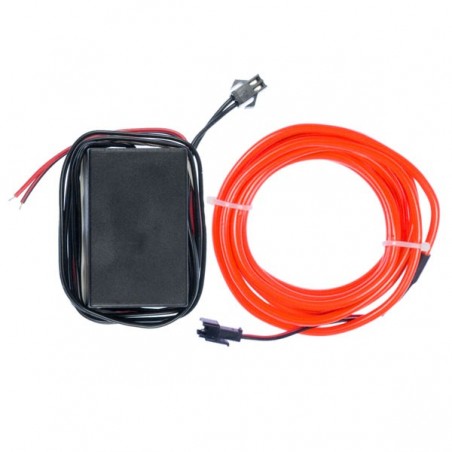 Neón tuning moto flex rojo