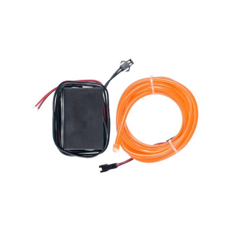 Neon tuning PC naranja flex