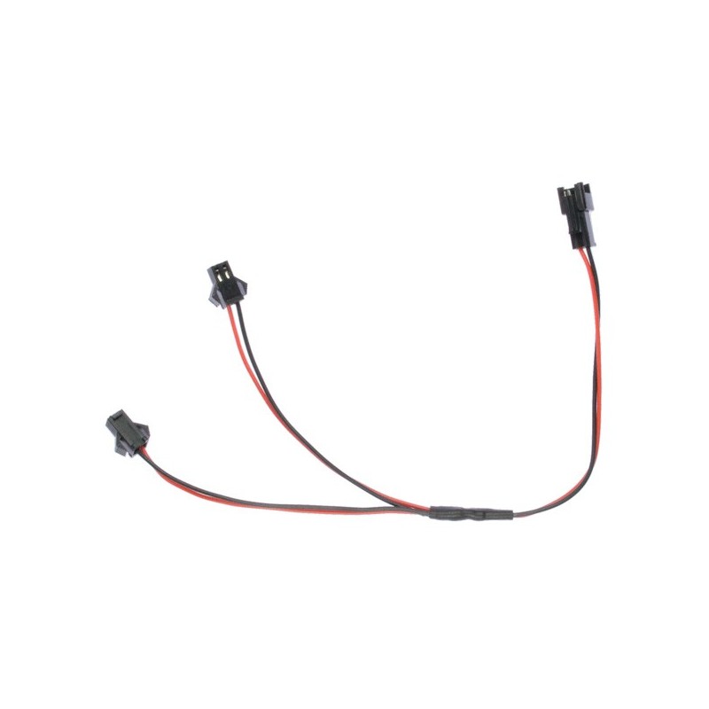 Conector 2 cables luminosos flexible
