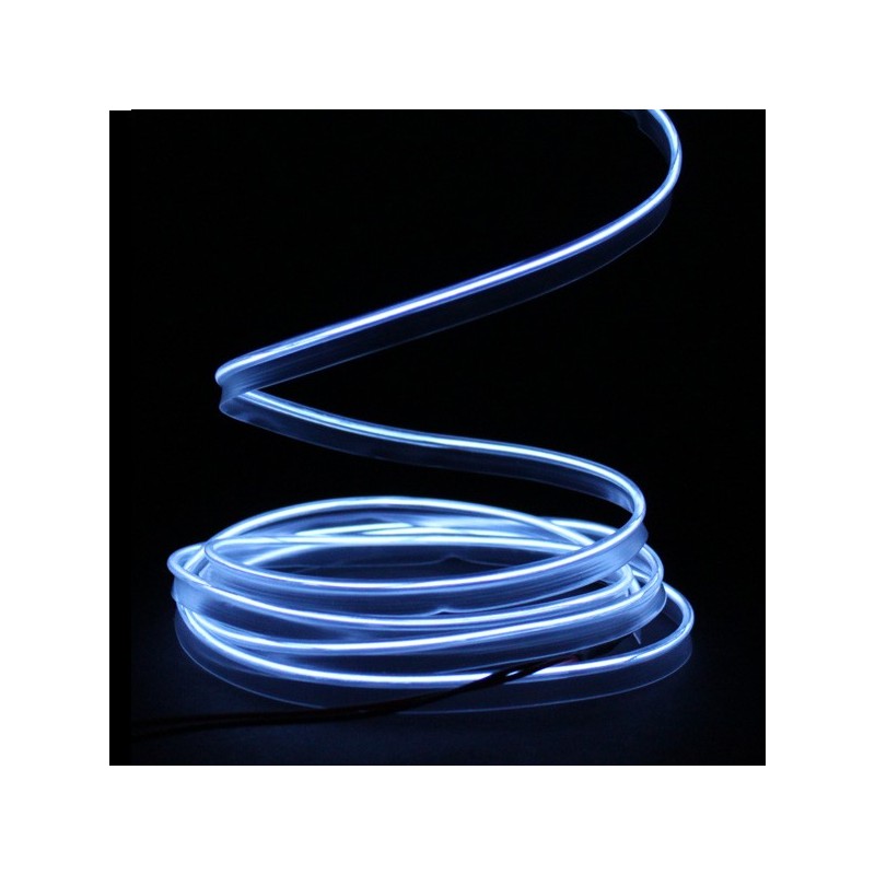 El wire white motorcycle tuning collar - 2m