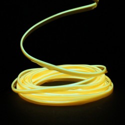 Cable luminoso collar tuning moto amarillo - 5m