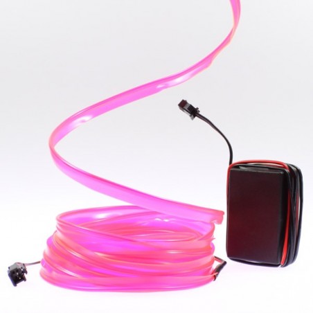 Cable luminoso collar tuning moto rosa - 5m