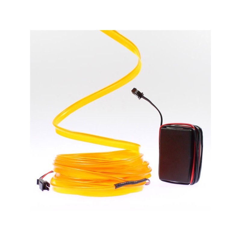 El wire orange collar 5m - tuning auto