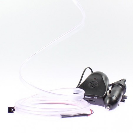 El wire white collar 2m - car tuning + sound sensor