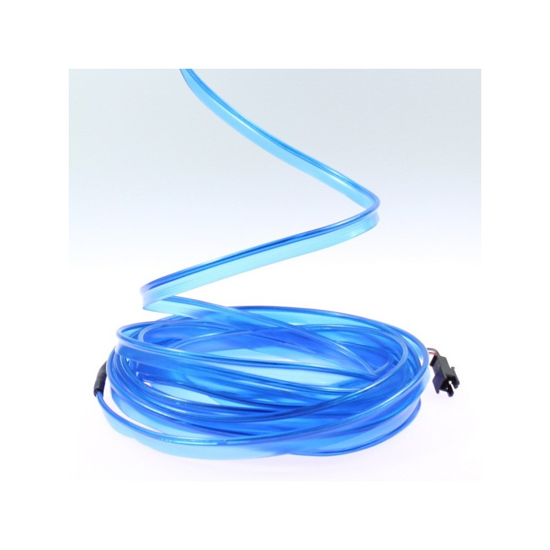 Fil lumineux bleu collerette - 5m