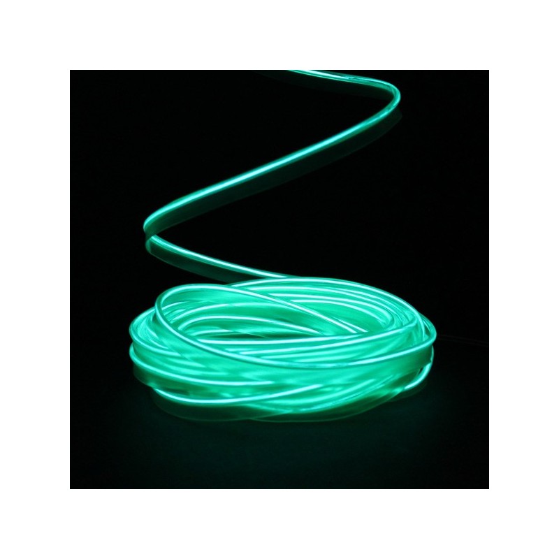 Cable luminoso cuello verde - 5m