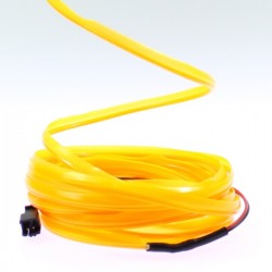 Cable luminoso cuello amarillo - 5m