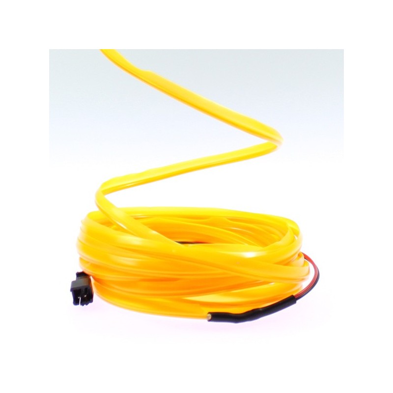 Cable luminoso cuello amarillo - 5m
