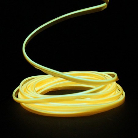 Fil lumineux jaune collerette - 5m