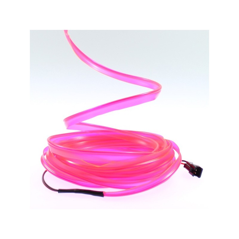 Fil lumineux rose collerette - 5m