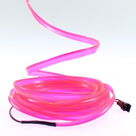 Fil lumineux rose collerette - 5m
