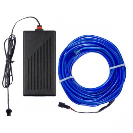 Cable luminoso flex home decor azul + intermitente