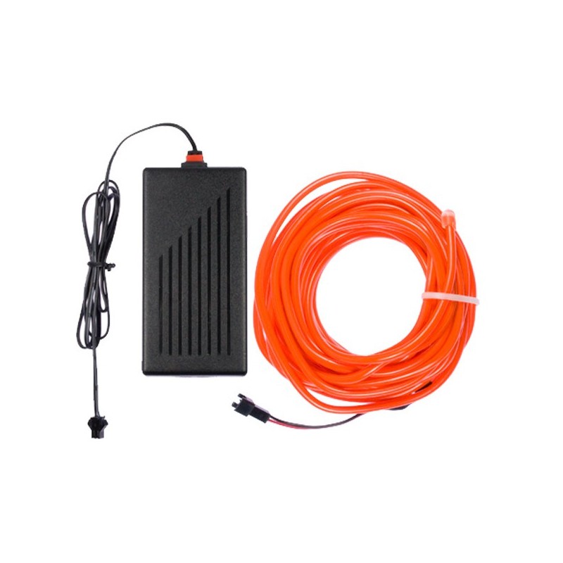 Cable luminoso red flex home decor + flashing