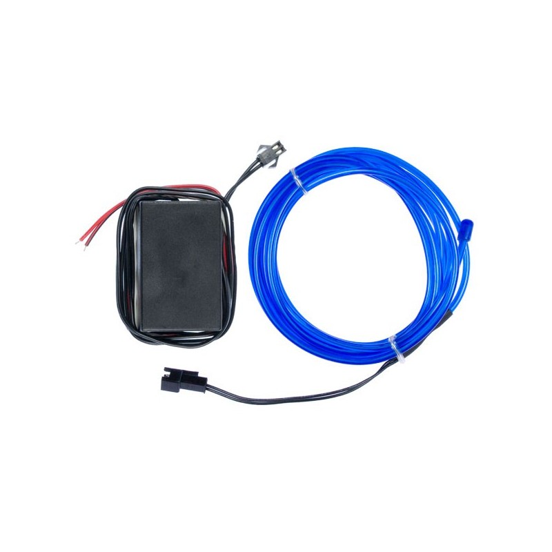 Neon flexible car tuning blue - transformer 12V - 2m