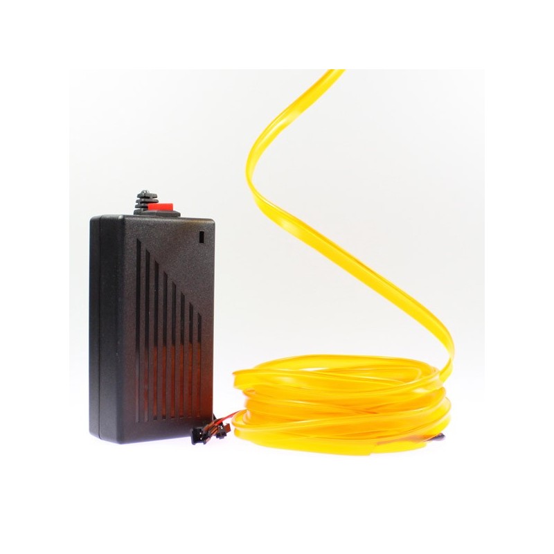 El wire orange collar 5m with inverter 220V + flashing 