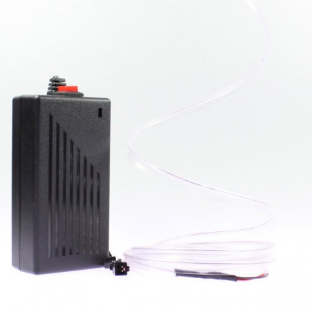 2m weißer Leuchtfaden mit 220V Stromversorgung + Blinklicht