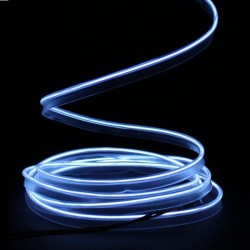 2m weißer Leuchtfaden mit 220V Stromversorgung + Blinklicht