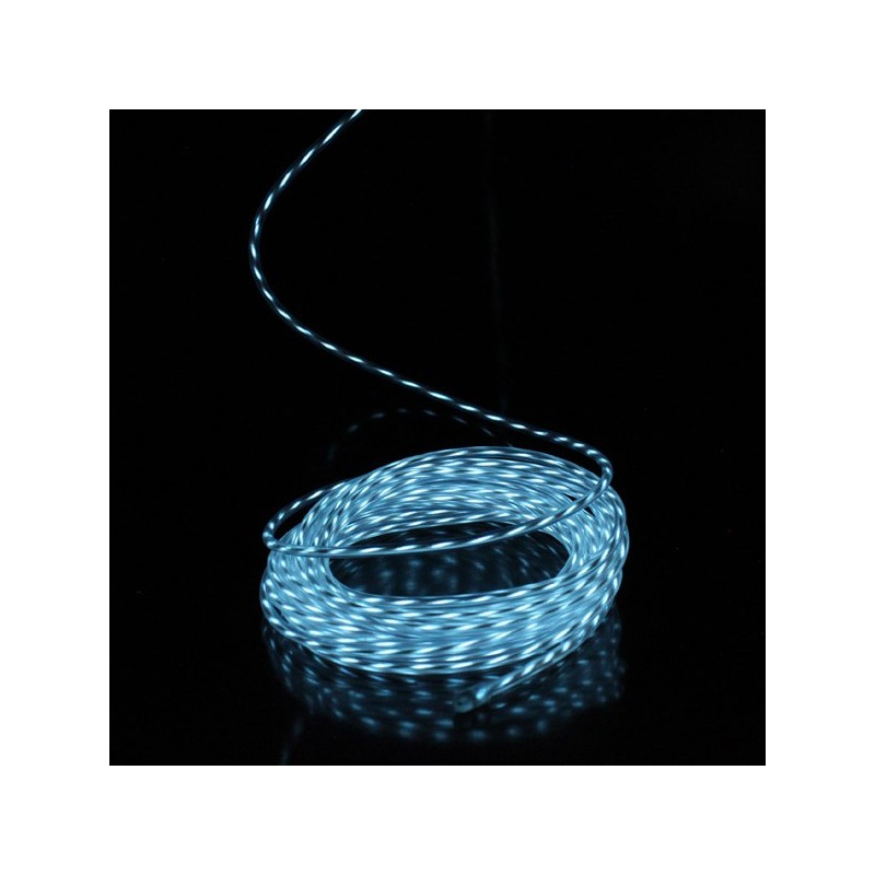 Cable luminoso blanco animado 2m retail