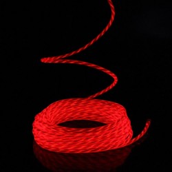 Kit cable luminoso animado rojo 2m tuning especial