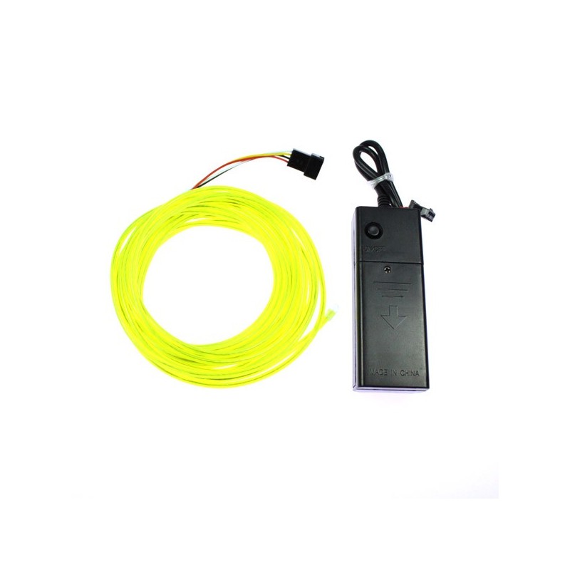 El wire lime green batteries
