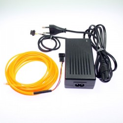 Elektrolumineszierender Draht Haus orange