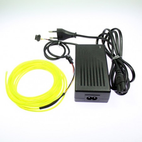 Fil électroluminescent maison vert citron