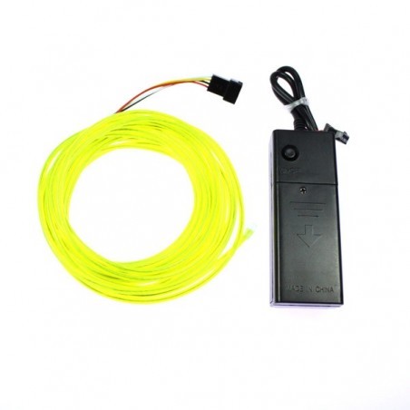 El wire lime green batteries