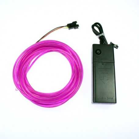 Leuchtfaden Batterien violett