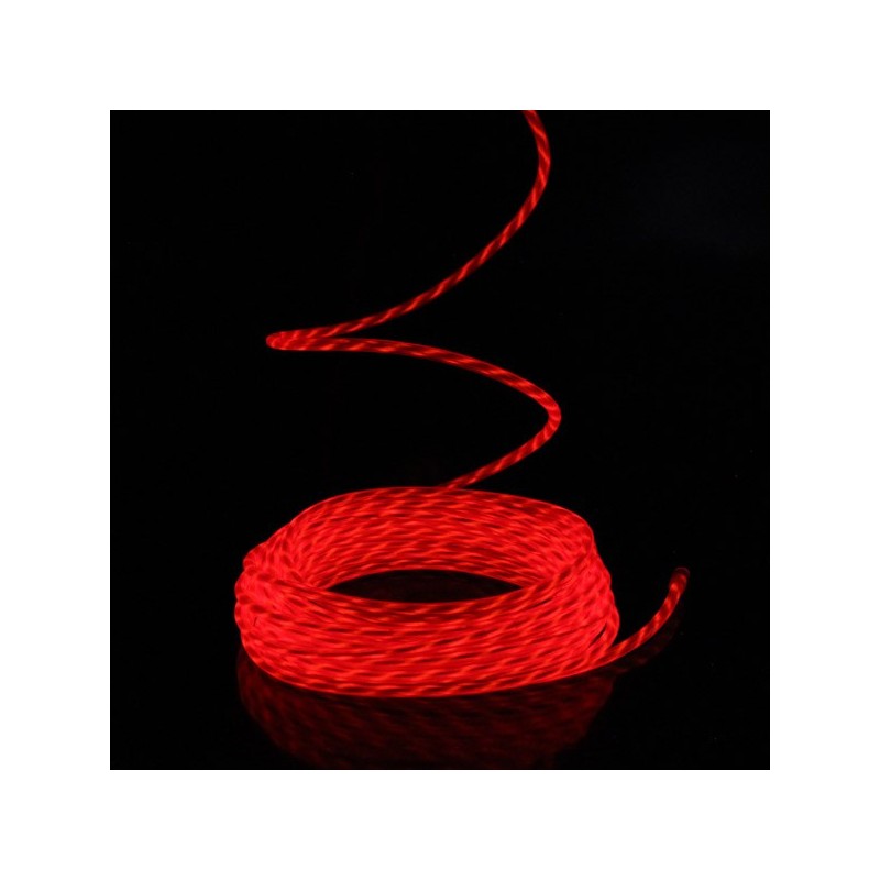 Kit el wire animé rouge 2m spécial tuning