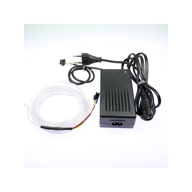 Elektrolumineszierendes Garn Haus weiß