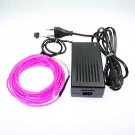 Elektrolumineszierender Draht Haus violett