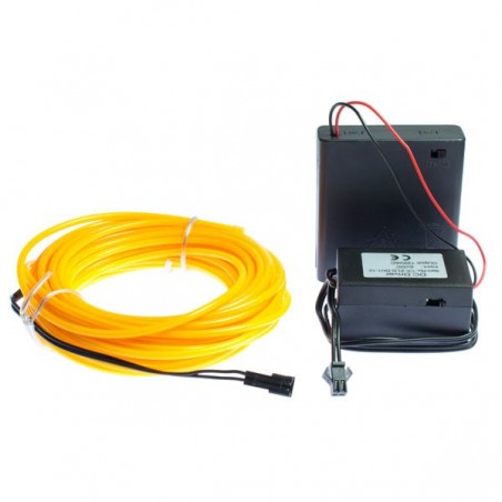 Neon flexible Partydeko gelb - 10m