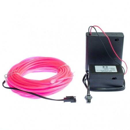 Neon flexible déco fête rose - 10m