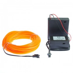 Neon flexible déco fête orange - 10m