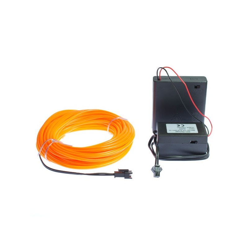 Neon flexible déco fête orange - 10m