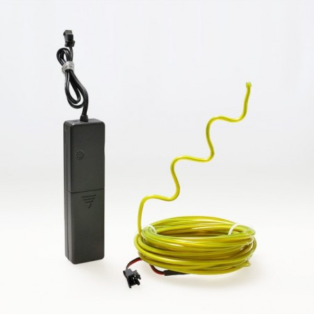 El wire flexiforme 5m gelb batteriebetrieben mit Tonabnehmer