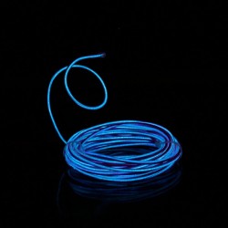 El wire flexiforme 5m violett batteriebetrieben mit Tonsensor