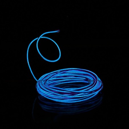 El wire flexiforme 5m violet à piles avec capteur de son