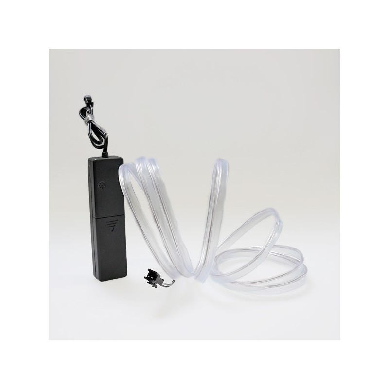 El wire white 2m battery-operated bezel with sound sensor