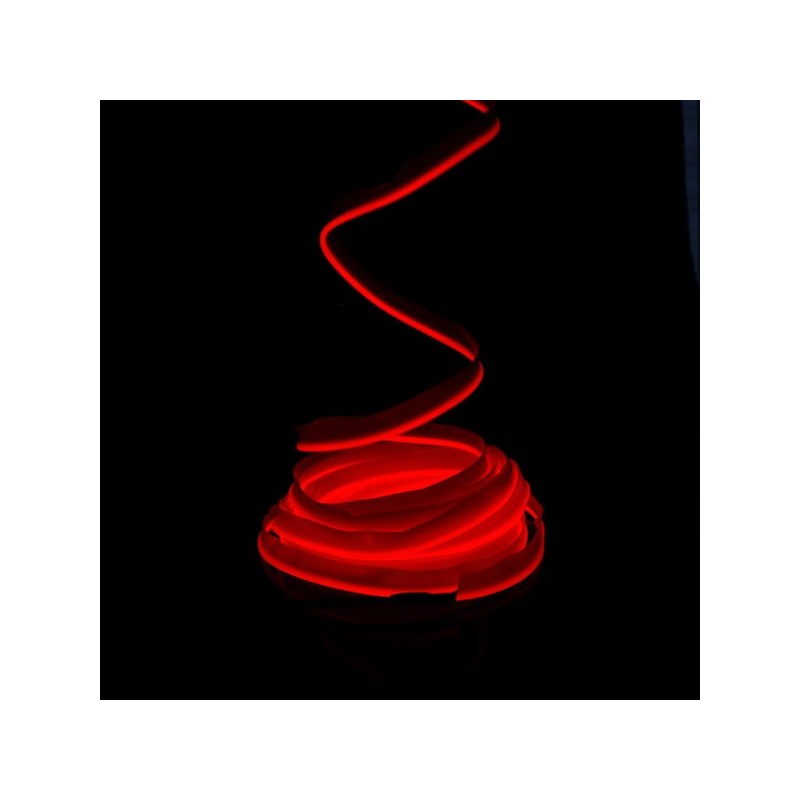 El wire 2m battery-operated red bezel with sound sensor