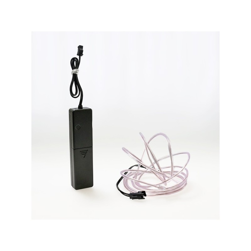 El wire white 2m with battery box sound sensor