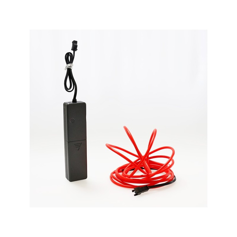 El wire red 2m with battery box sound sensor
