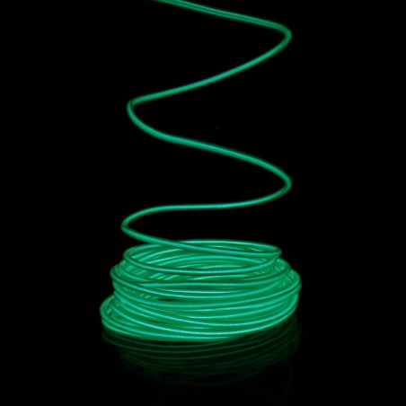 2m grünes Lichtkabel mit Batteriegehäuse und Tonsensor