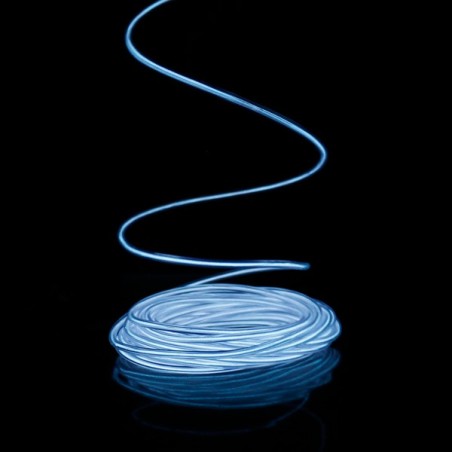 El wire blanc 5m avec alimentation piles capteur de son
