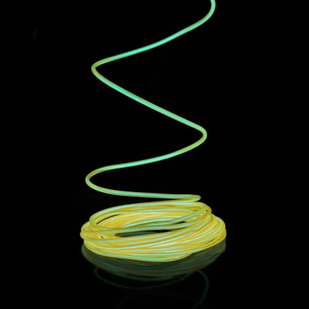 El wire gelb 5m mit Stromversorgung Batterien Tonabnehmer