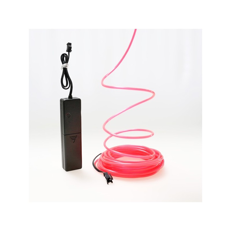 El wire rose 5m avec alimentation piles capteur de son