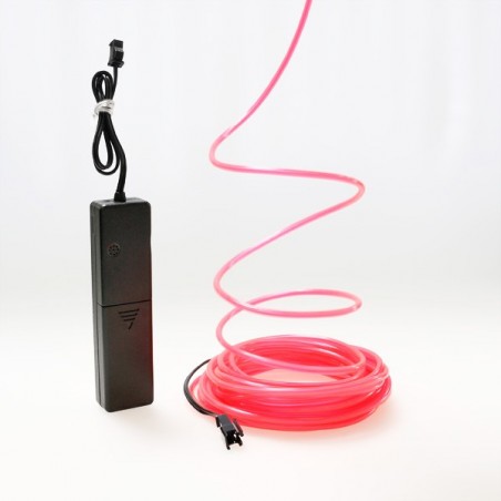 El wire rose 5m avec alimentation piles capteur de son