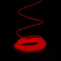 El wire rouge 5m avec alimentation piles capteur de son