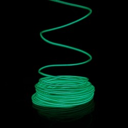 El wire vert 5m avec alimentation piles capteur de son