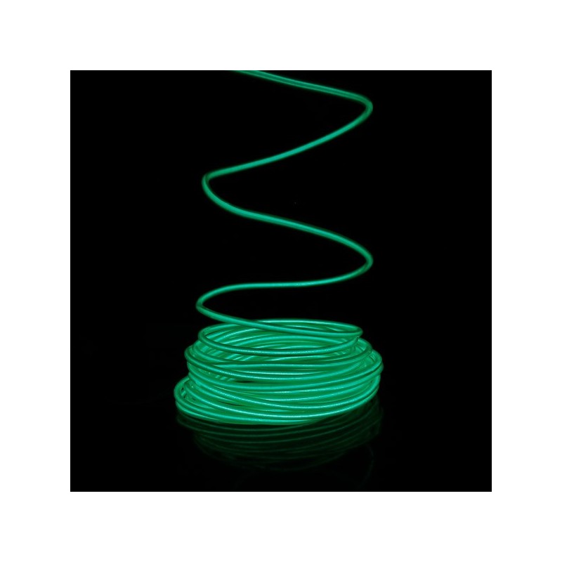 El wire grün 5m mit batteriebetriebenem Tonabnehmer